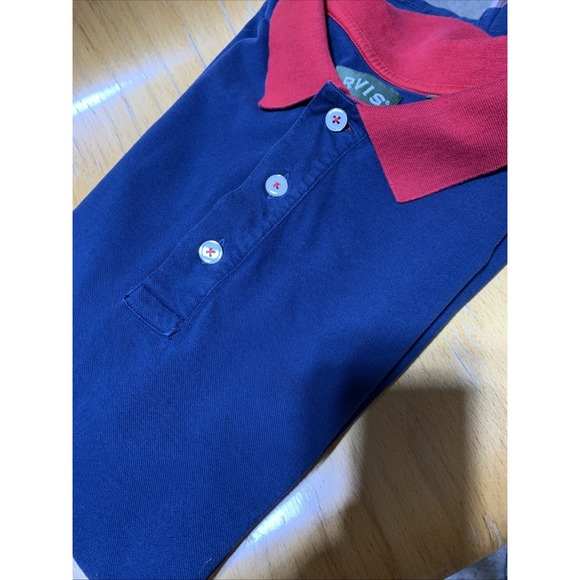 Orvis Other - Vintage Orvis Men's SS Polo Shirt Sz Large Golf Outdoors Red White Blue  Cotton
